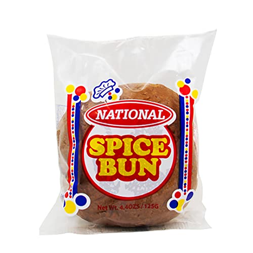 National Authentic Jamaican Penny Spice Bun - 12 Pack Jamaican Snack, Sweet & Spicy Fruit Cake, Traditional Caribbean Cuisine, Unique Spices & Flavors of Jamaica, Perfect Traditional Jamaican Snack